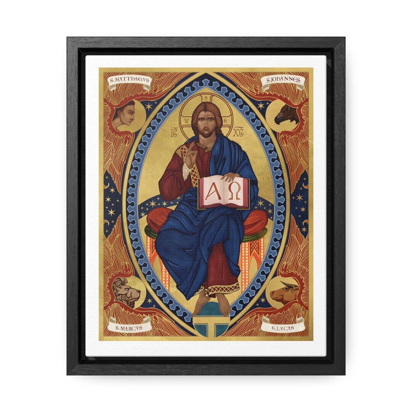 Christ In Majesty Premium Gallery Canvas Wall Print